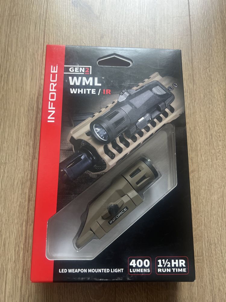 Оружейный фонарь InForce WML GEN2 White 400 lumens
