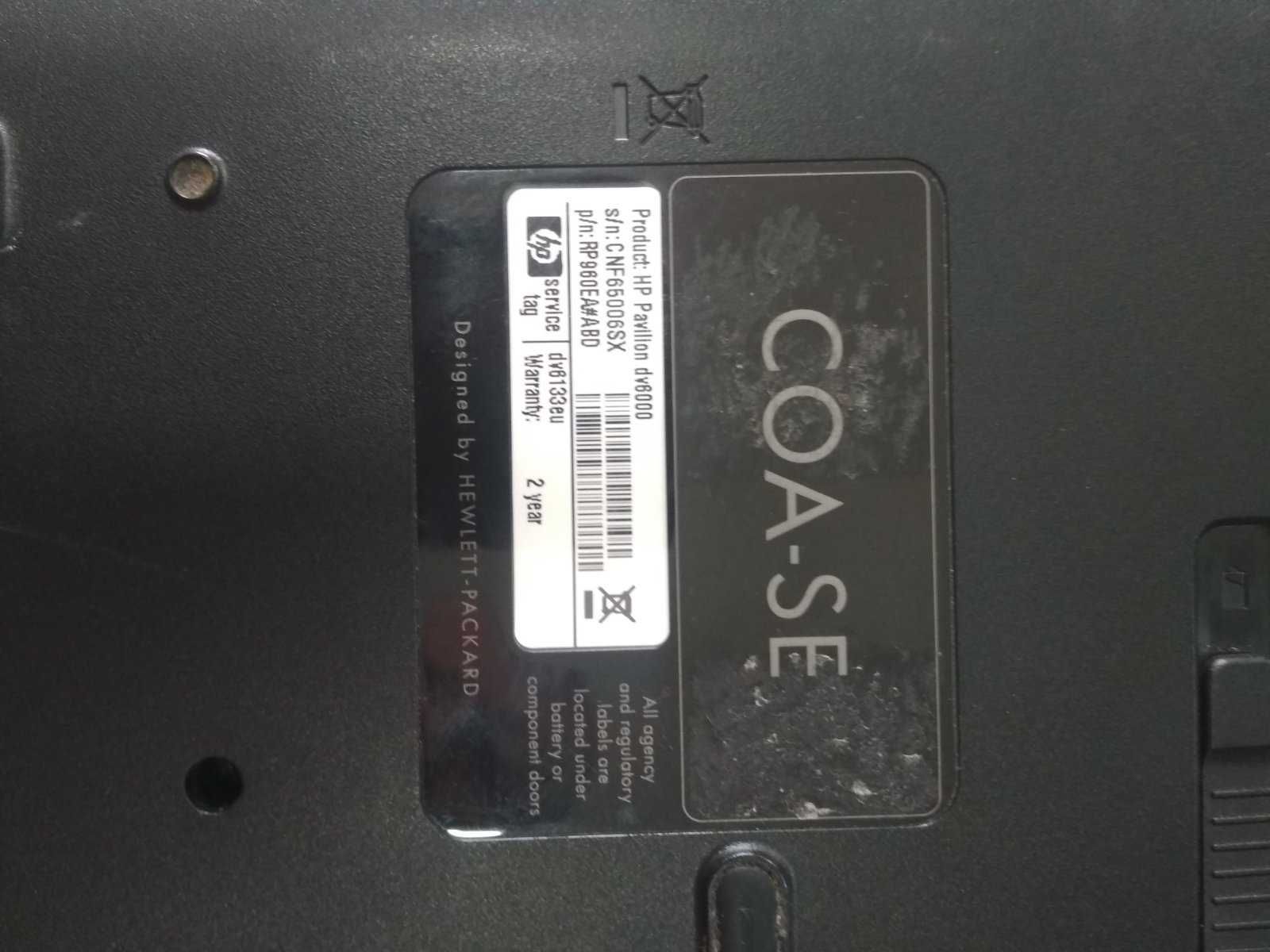 Ноутбук HP DV6133eu