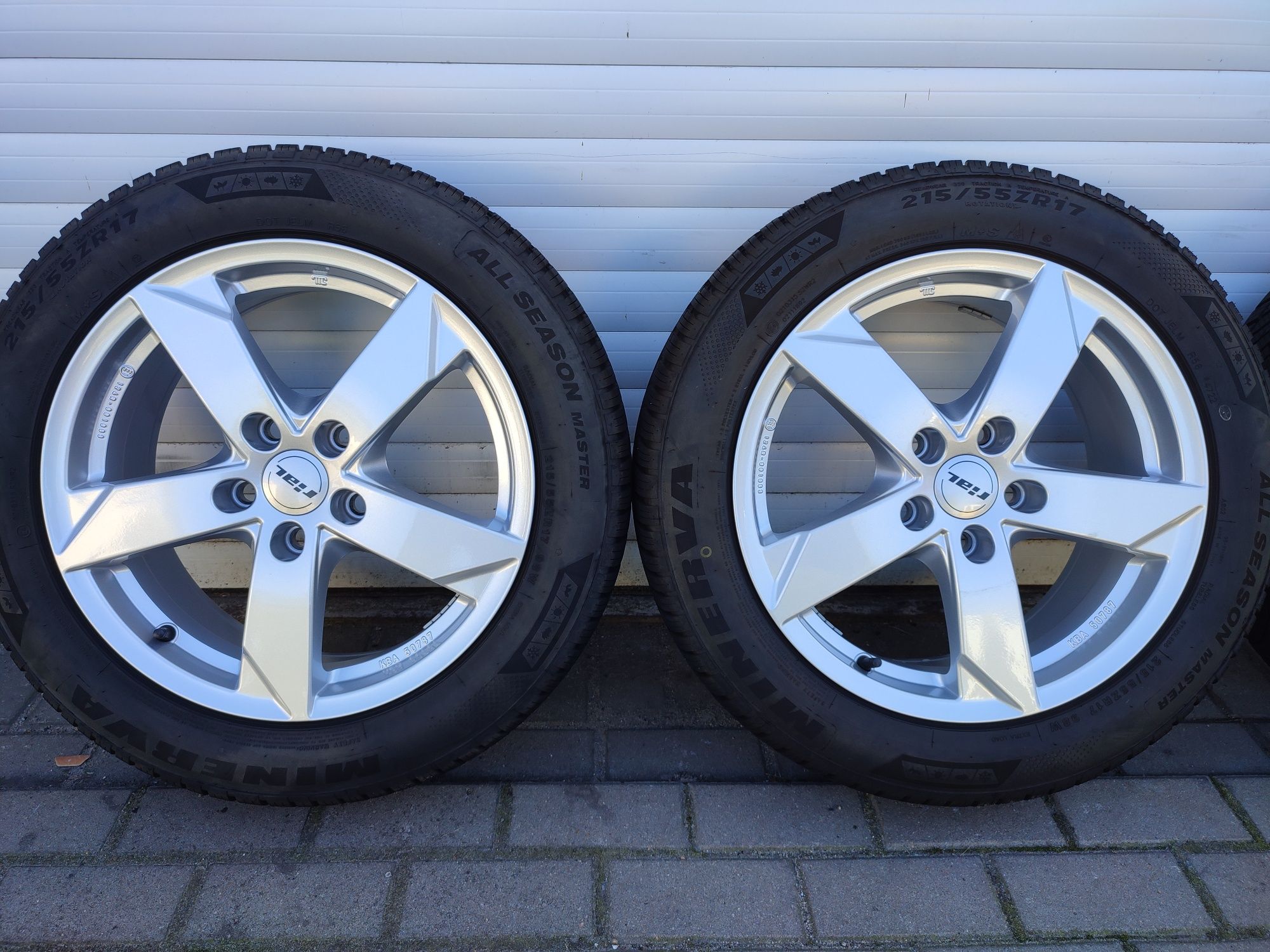 Felgi aluminiowe Rial 17", 5x120 , Opel, jak NOWE, (nr 18)