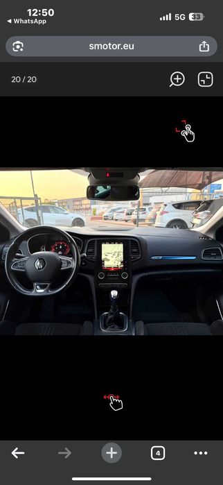 Renault Megane GT line j8 1.5 de 2016