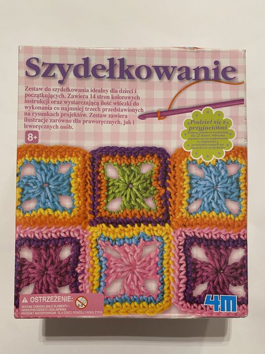 Szydełkowanie, zestaw kreatywny