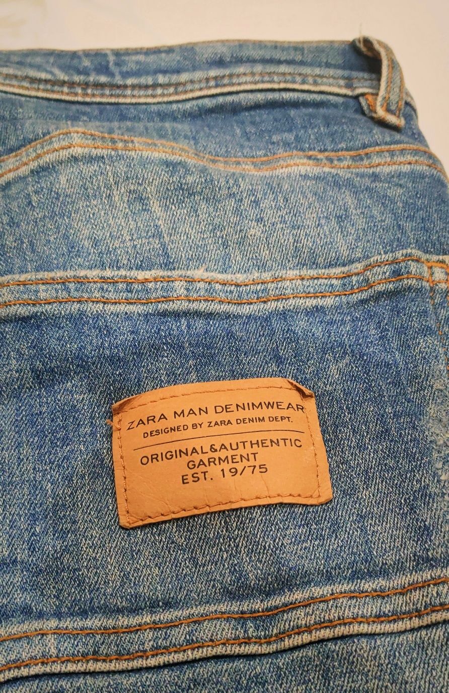 Оригінальні чоловічі рвані джинси Zara