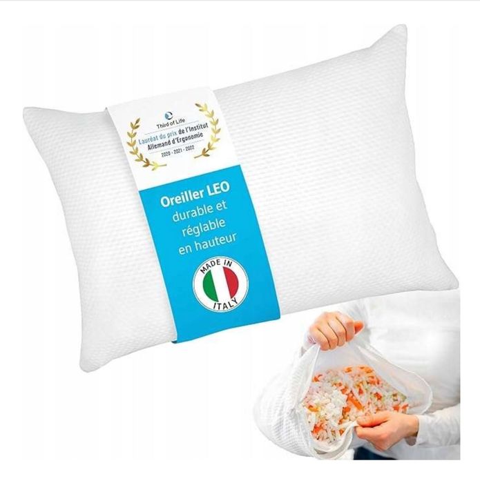 Poduszka do spania ergonomiczna Hipoalergiczna pianka memory 50x70 cm