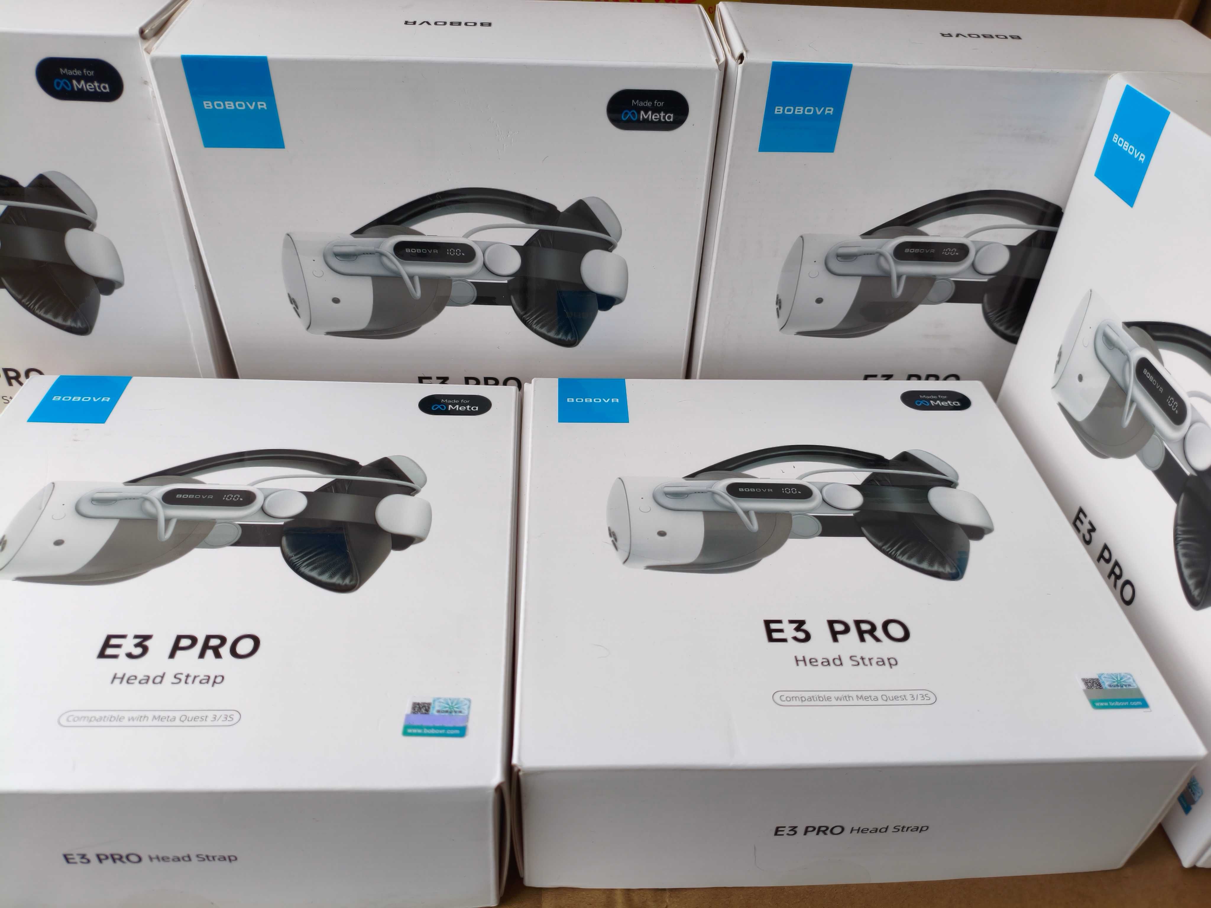 BOBOVR E3 Pro Head Strap Latest version Meta Quest 3 10000mA Акція!!