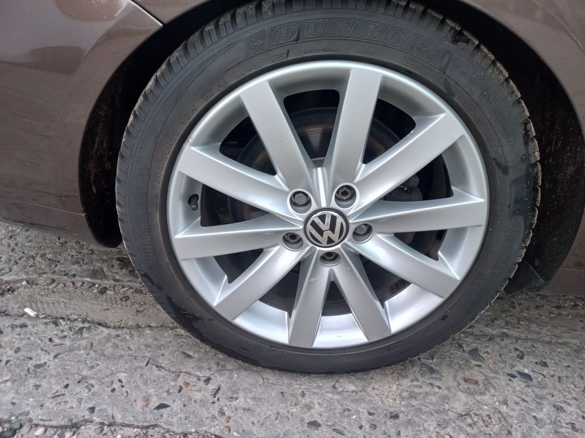 R17 5x112 Koła Opony Zimowe Felgi Vw Golf 6 Passat B7 B6 Touran