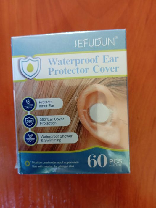 Wodoodporne zatyczki do uszu.