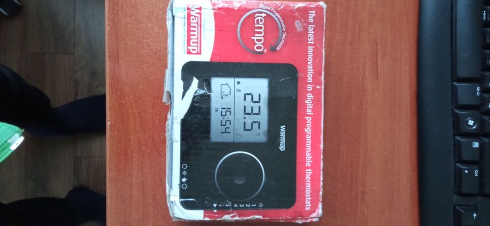 Терморегулятор Warmup Tempo білий