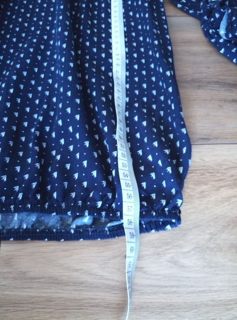 Bluzka koszula granatowa elegancka XS moodo
