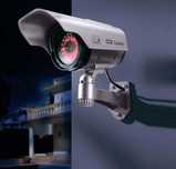 Kamera atrapa kamery zewnętrznej straszak led monitoring