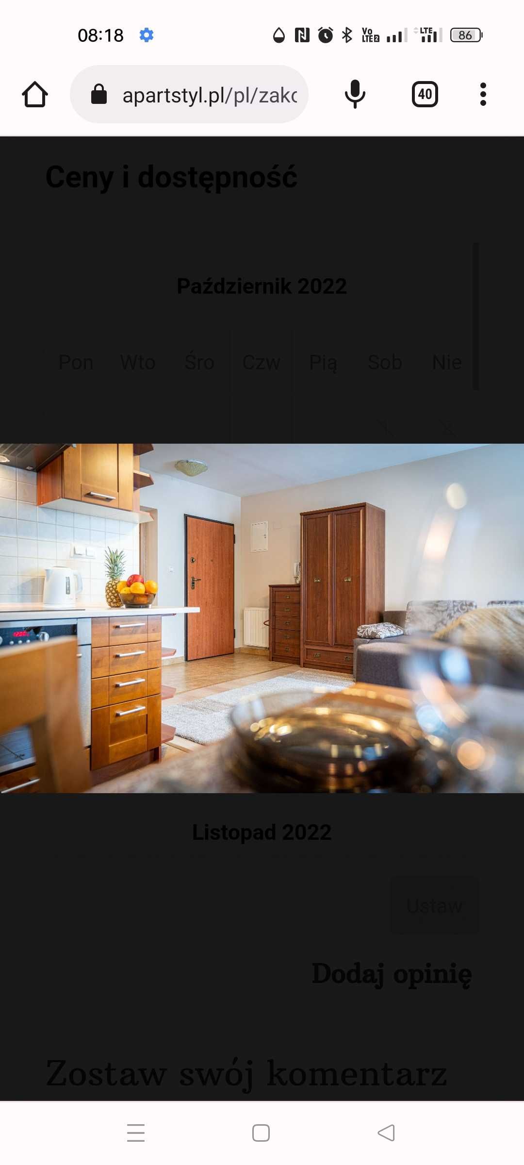 Apartament Bella w centrum Zakopanego