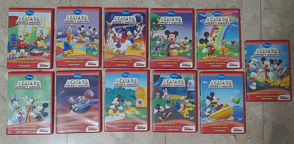 Lote de 11 Filmes | A Casa do Mickey Mousse | DISNEY | ORIGINAL