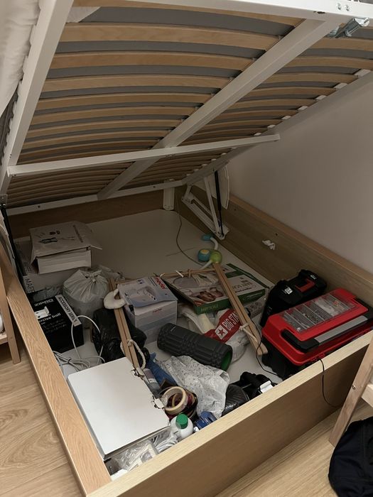 Łóżko Ikea Malm 140x200 ze schowkiem