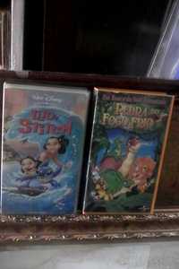 Cassetes VHS para crianca