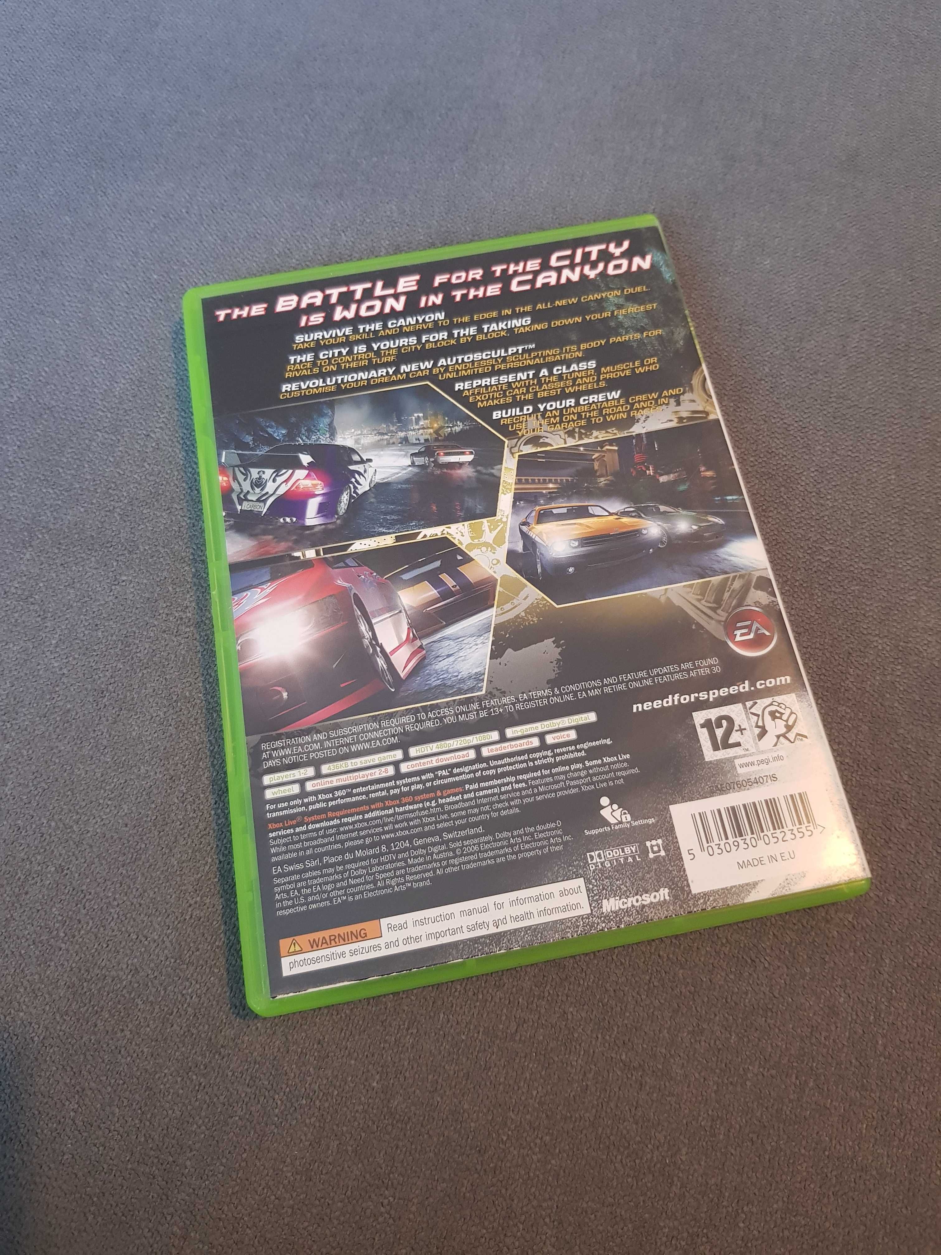 NFS Carbon Xbox 360, angielska wersja!