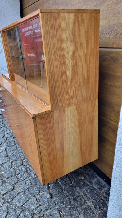 Kredens Jitona komoda Design PRL L 60 Czechosłowacja komoda Highboard