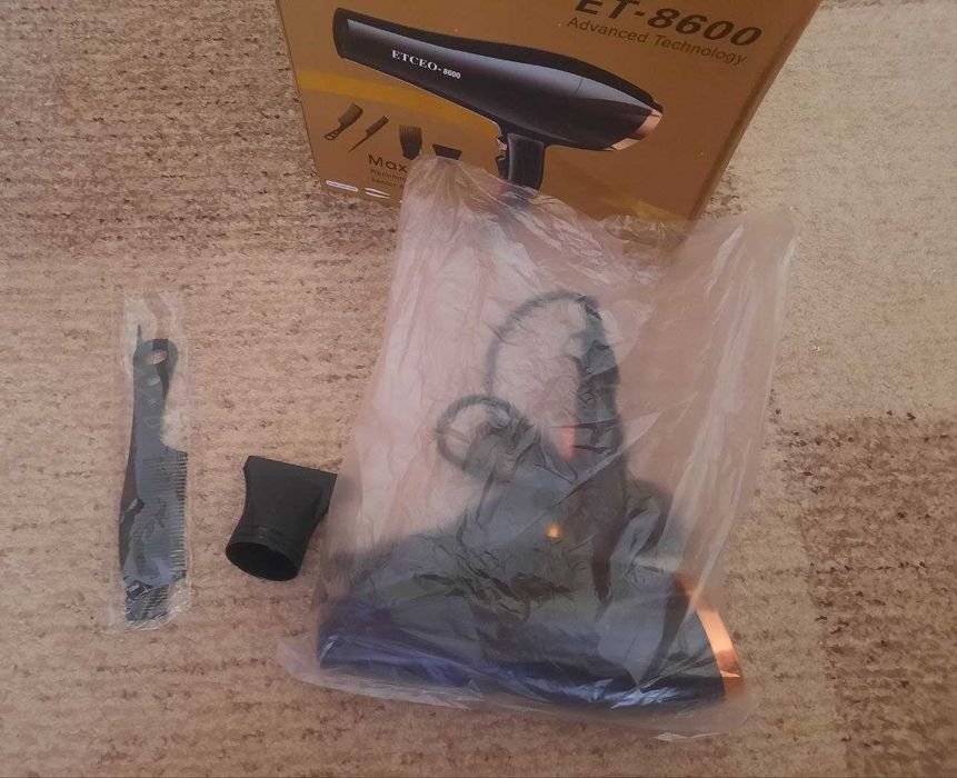 НОВИЙ ФЕН для волосся професійний ETCEO ЕТ-8600