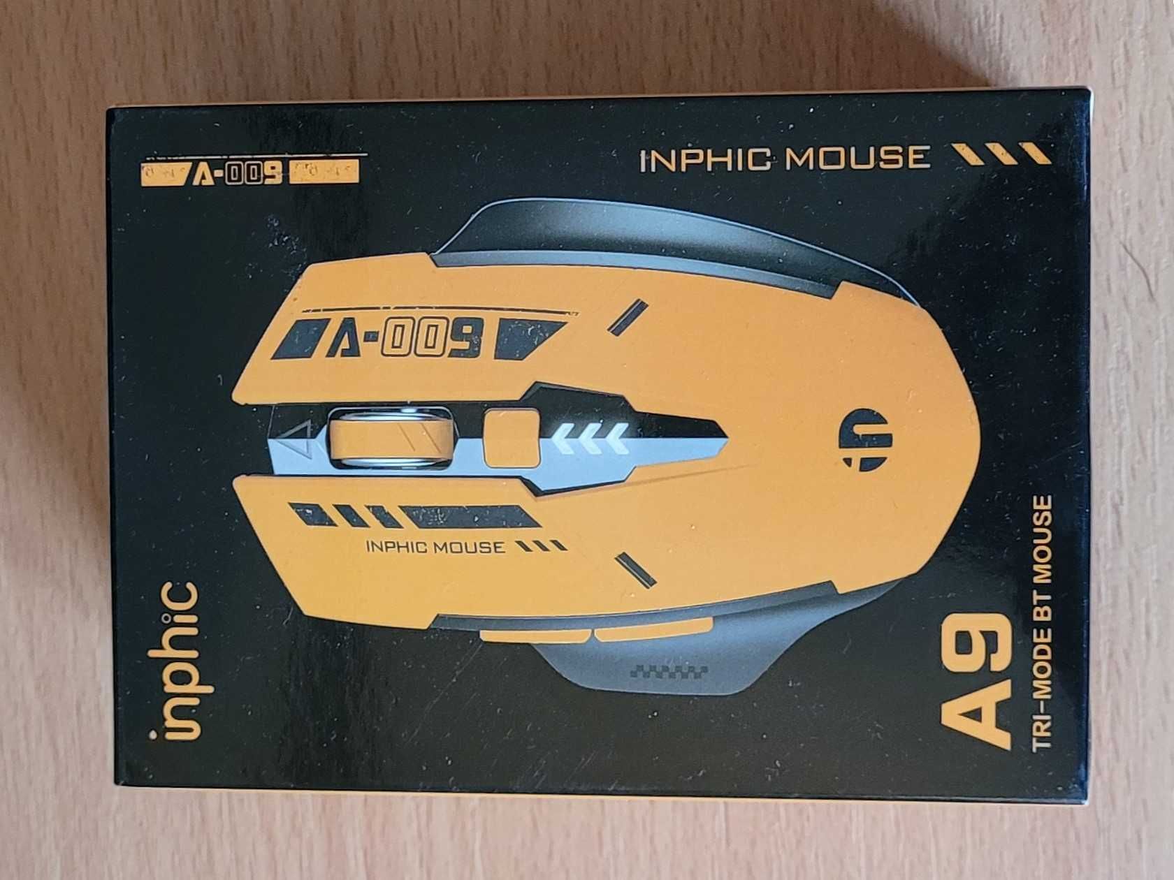 Mysz gamingowa inphic A9 Bumblebee - radio / bluetooth - 800, 2400 dpi
