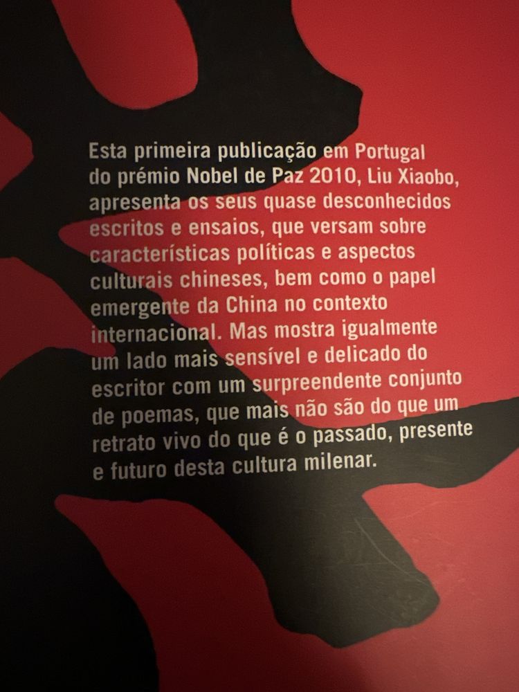 Liu Xiaobo - Nao tenho inimigos, nao conheco o ódio