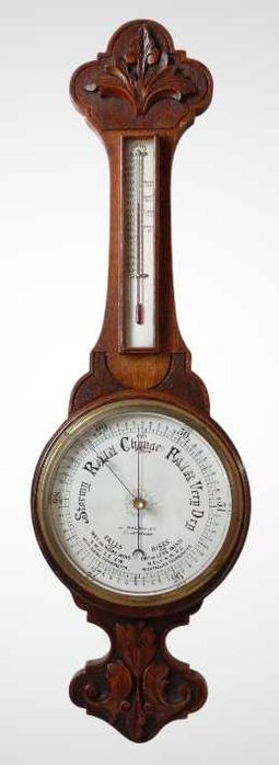 *74см*Барометр PHNB(Pertuis, Hulot & Naudet Barometer) із термометром.