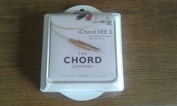 Chord iChord VEE 3 мини-джек 1м новый межблочный кабель
