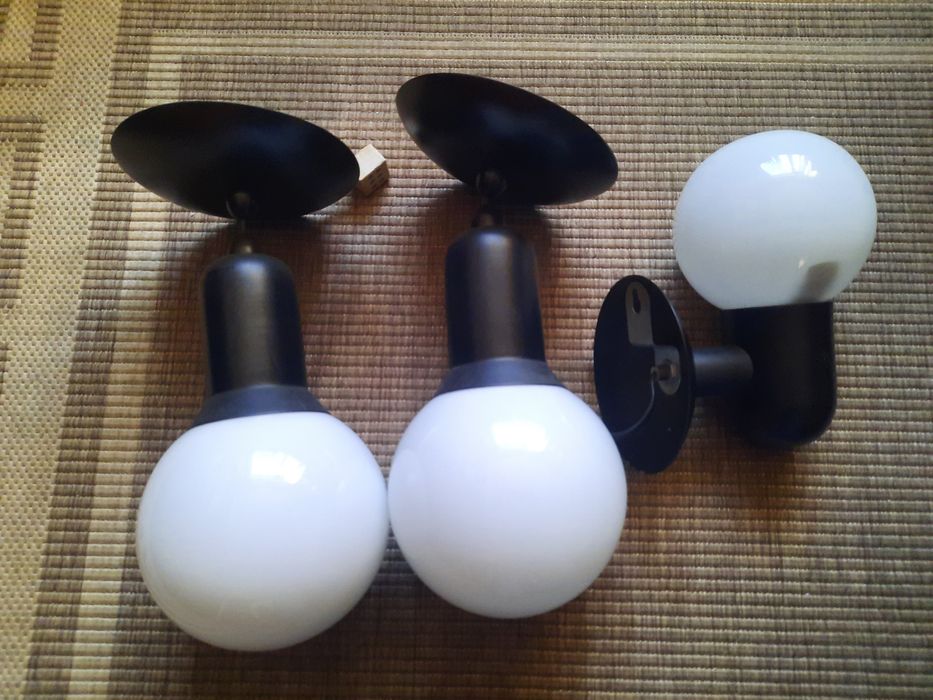 Komplet lamp kule 1990 r.