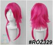 Annie LoL różowa krótka magenta peruka cosplay wig Liga Legend Gumi