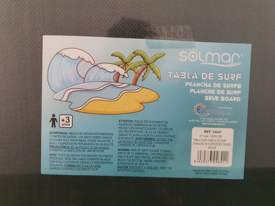 Prancha de bodyboard
