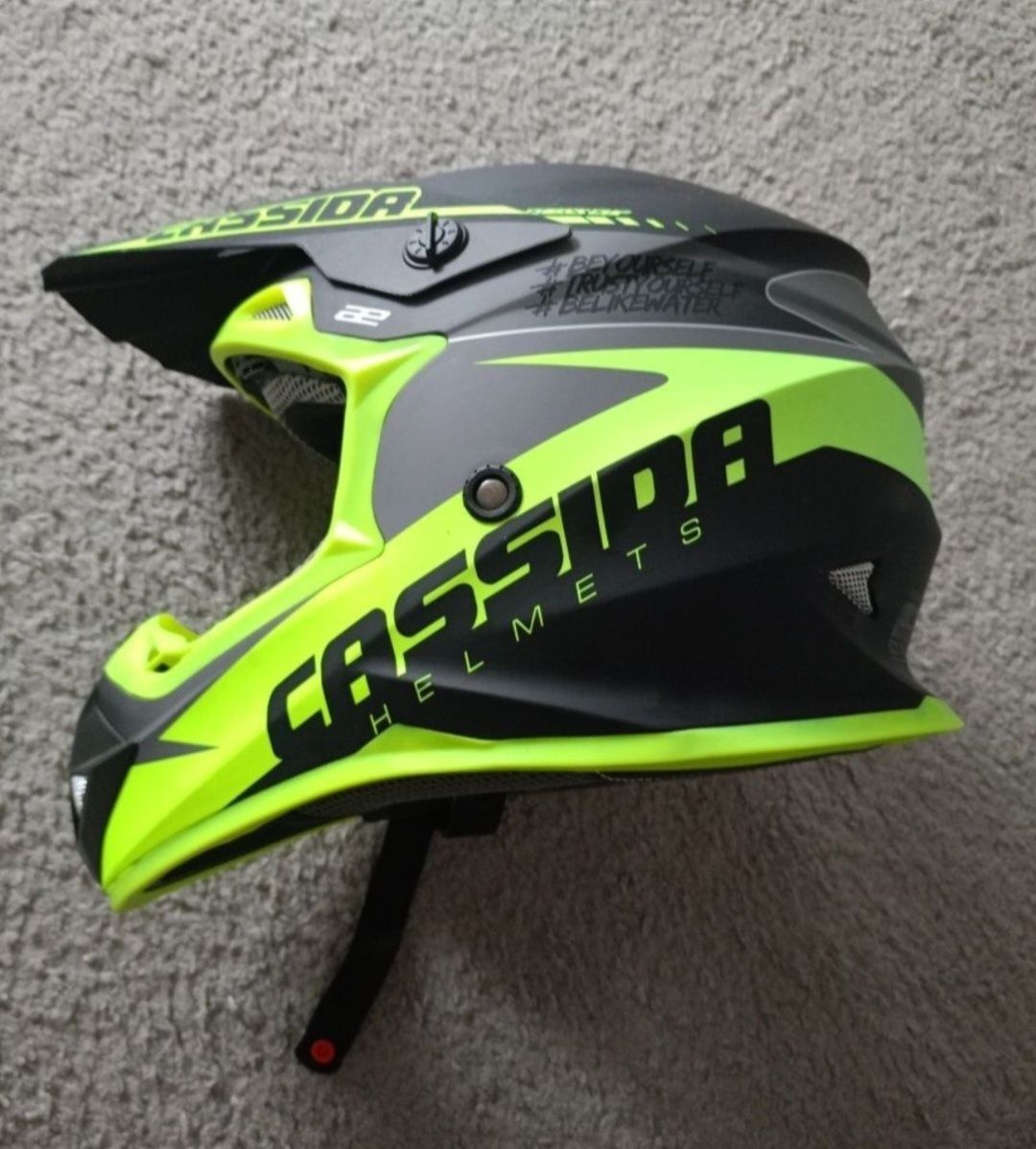 CASSIDA KASK Motocyklowy CROSS L plus Google kameleon