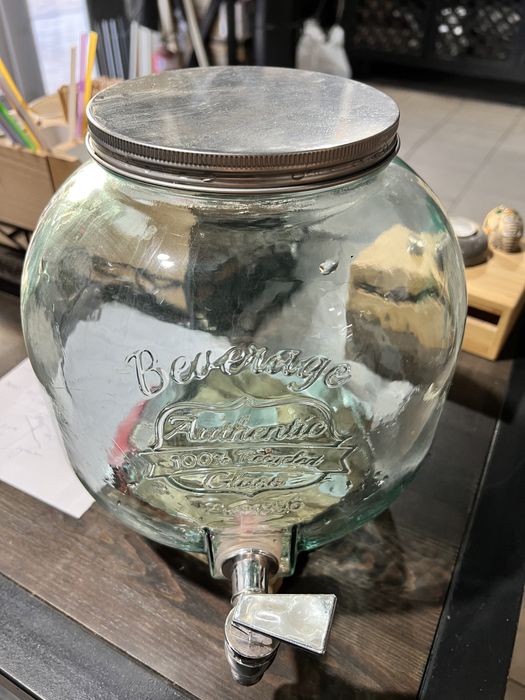 Банка скляна для лимонаду