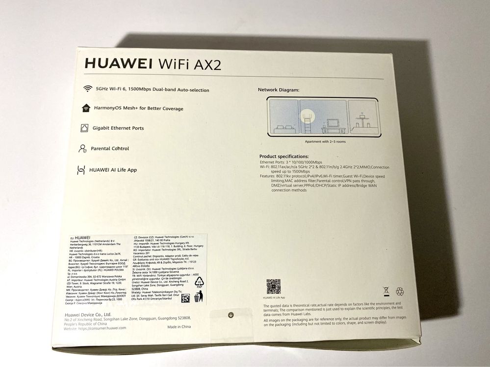 Router Huawei Wifi AX2 Nowy Wifi 6