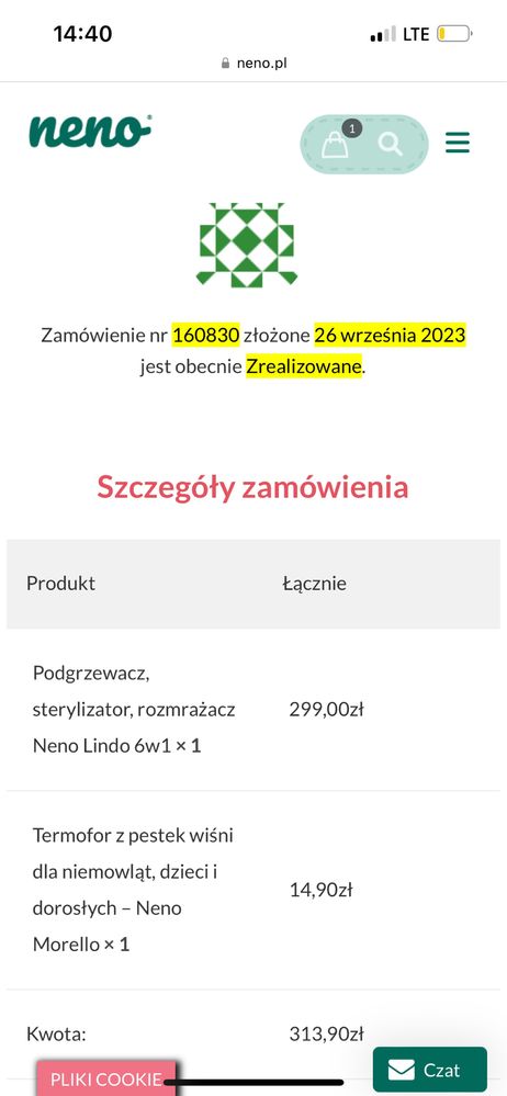 Podgrzewacz, sterylizator, rozmrażacz Neno Lindo 6w1