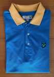 Pólo azul da Lyle & Scott - Homem - Tamanho M