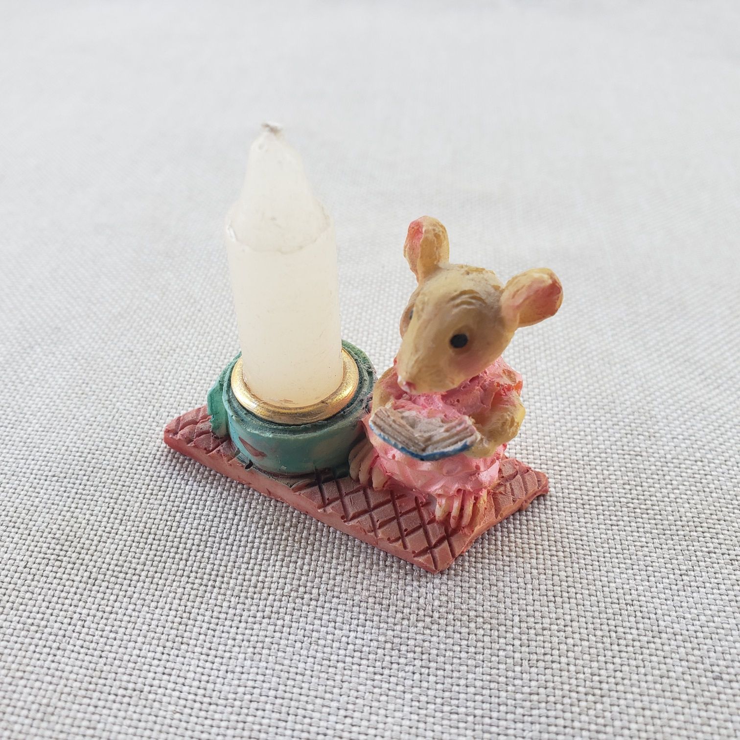 Мишка керамічна зі свічкою