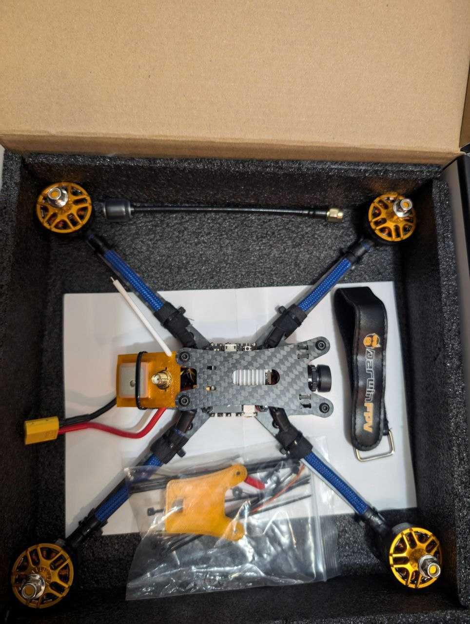 FPV дрон 7 дюймів Darvin129 Long Range BNF ELRS 2.4G