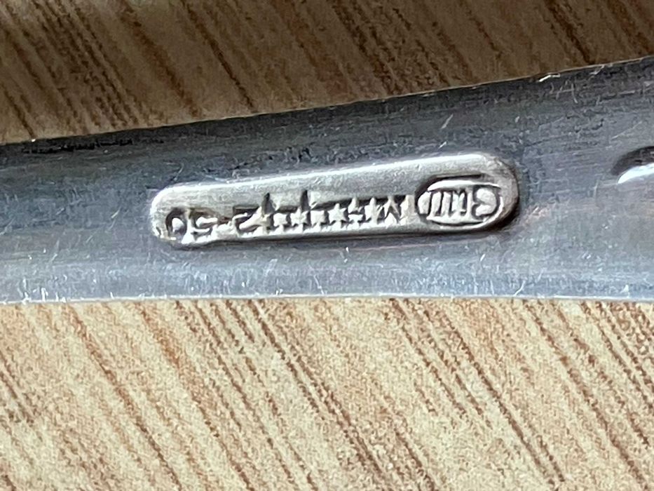 srebrne łyżki komplet 6 szt. srebro