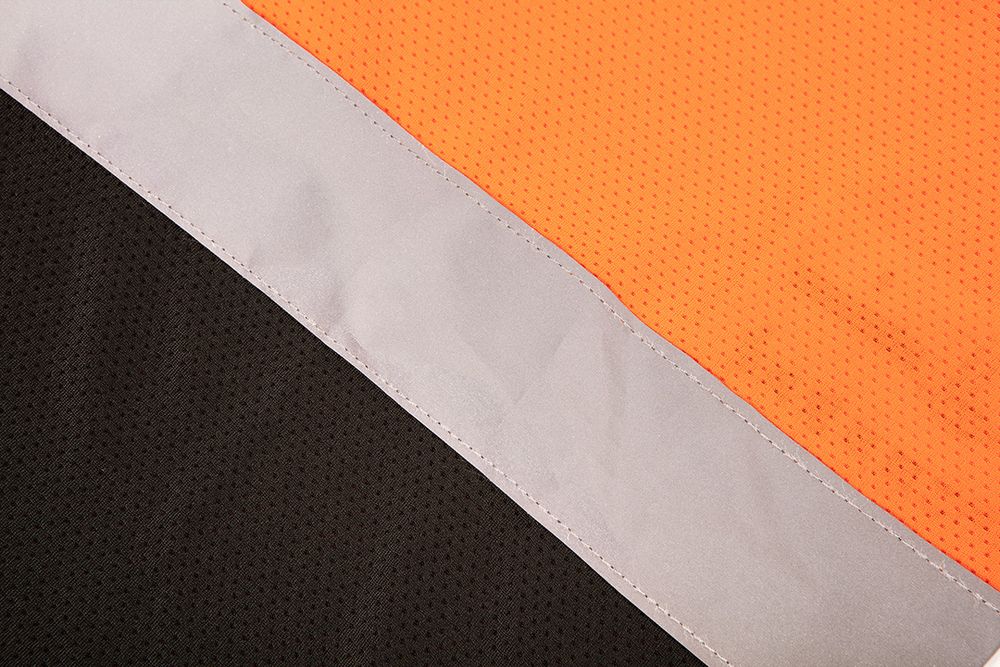 T-shirt ostrzegawczy, ciemny dół, pomarańczowy, rozmiar XL