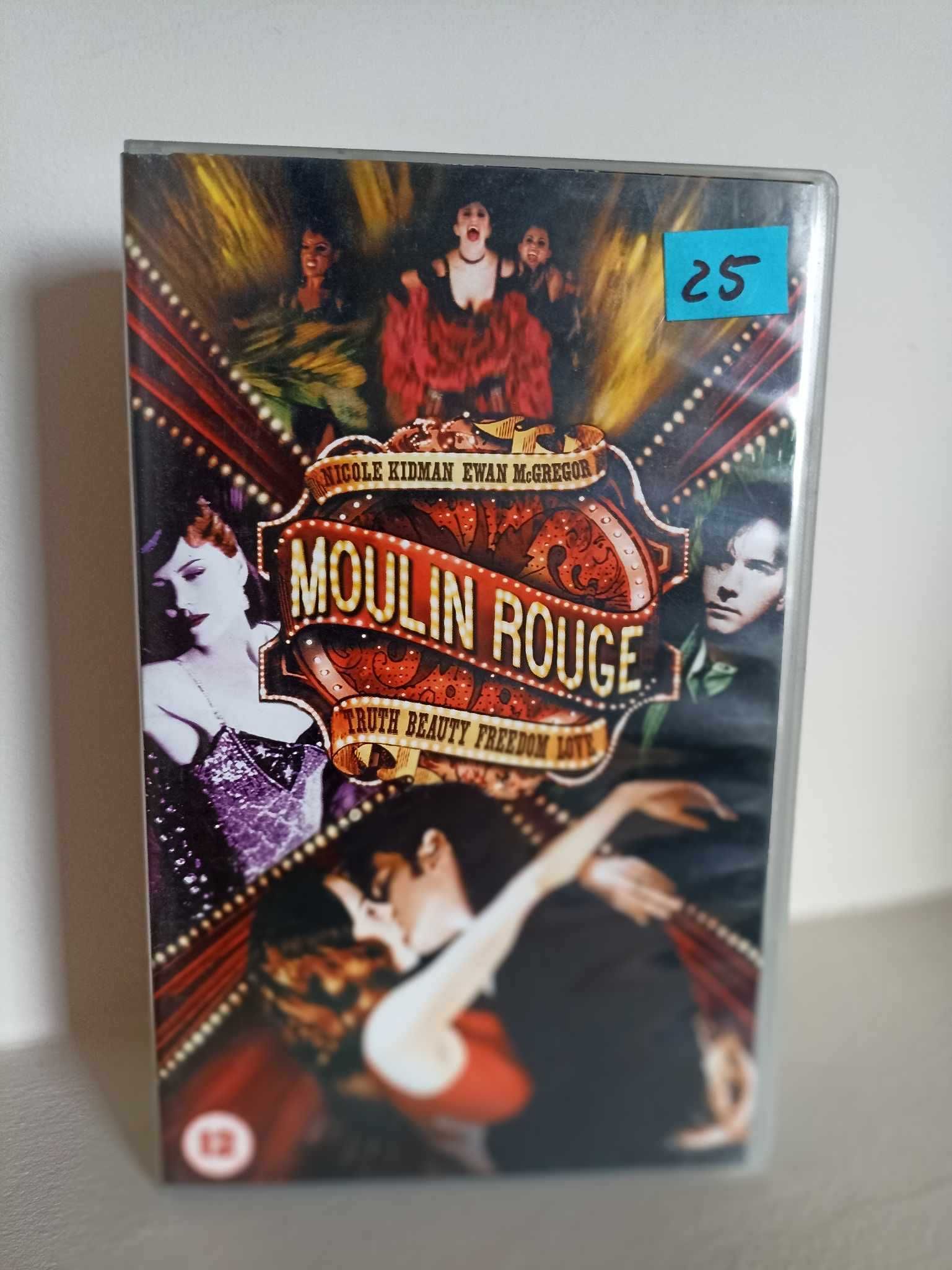 Film Moulin Rouge kaseta VHS