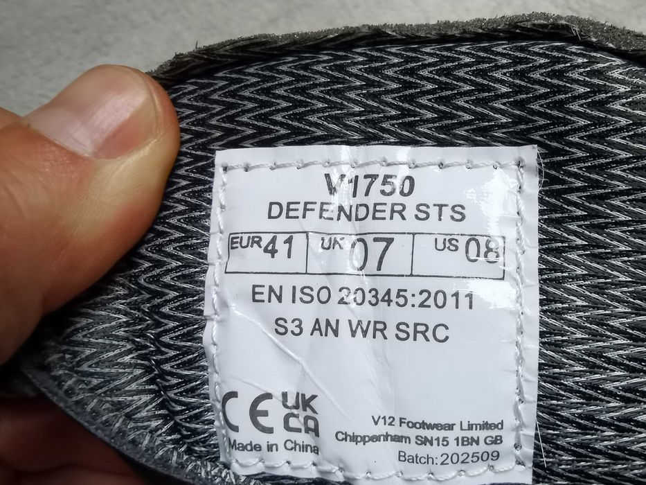 Nowe buty robocze V12 nieprzemakalne 41 Defender STS V1750 membrana