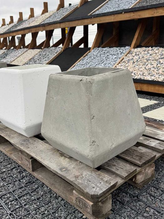 Donica betonowa Axis szara Ogrodowa, do roślin ozdobnych 47x44 1 szt