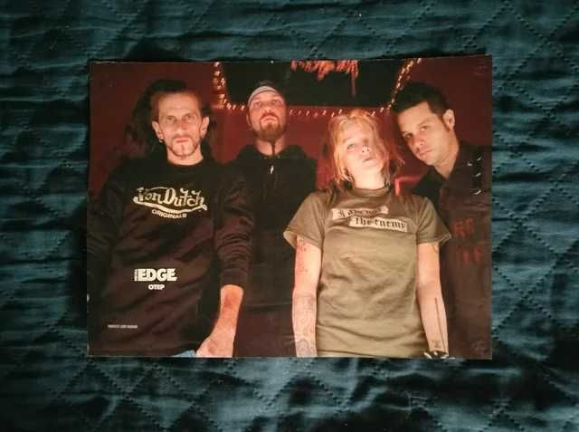 Póster A4 original da banda Otep – Início dos anos 2000