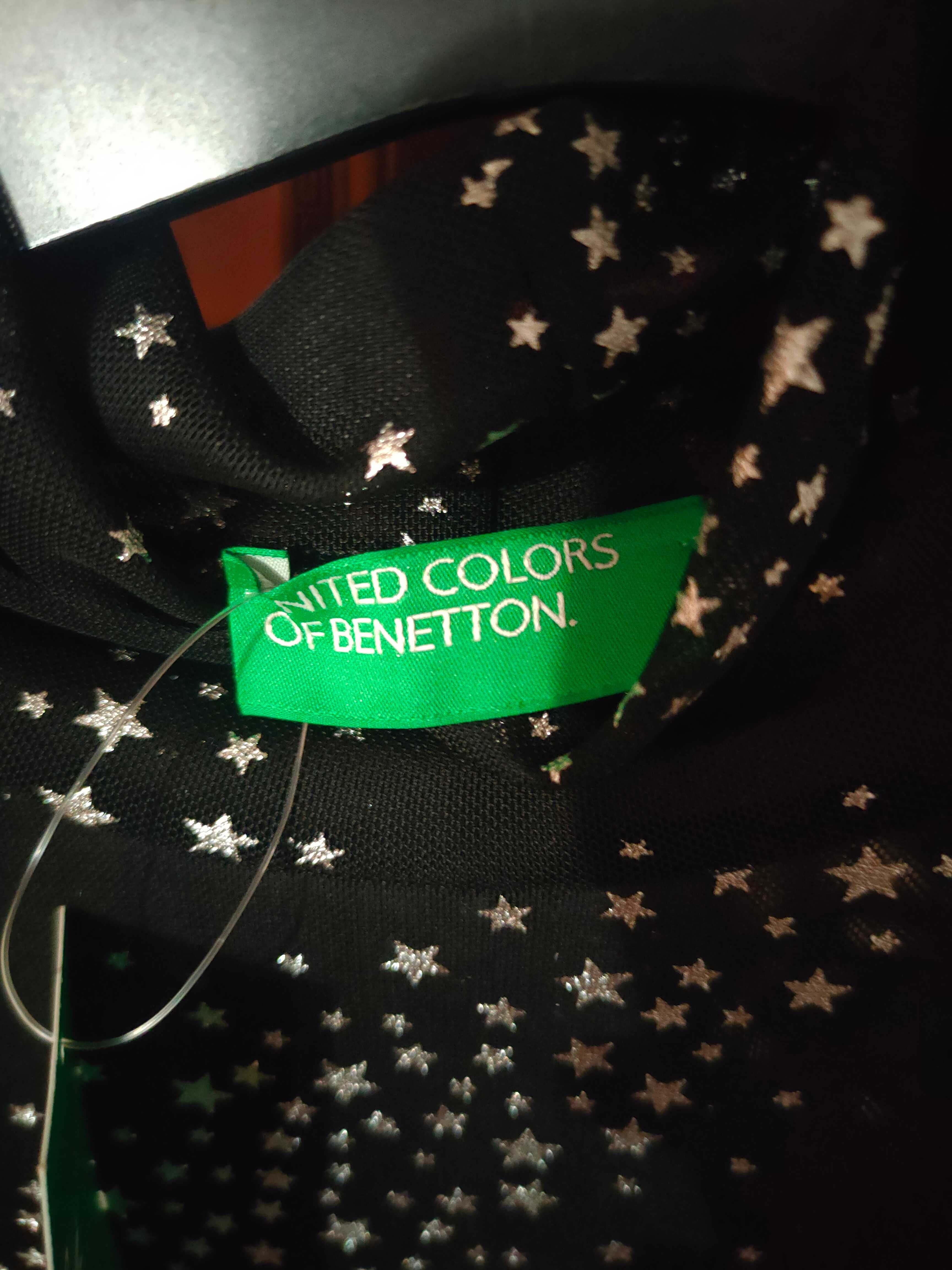 Nowa z metką bluza/cienki golfik Benetton rozmiar L