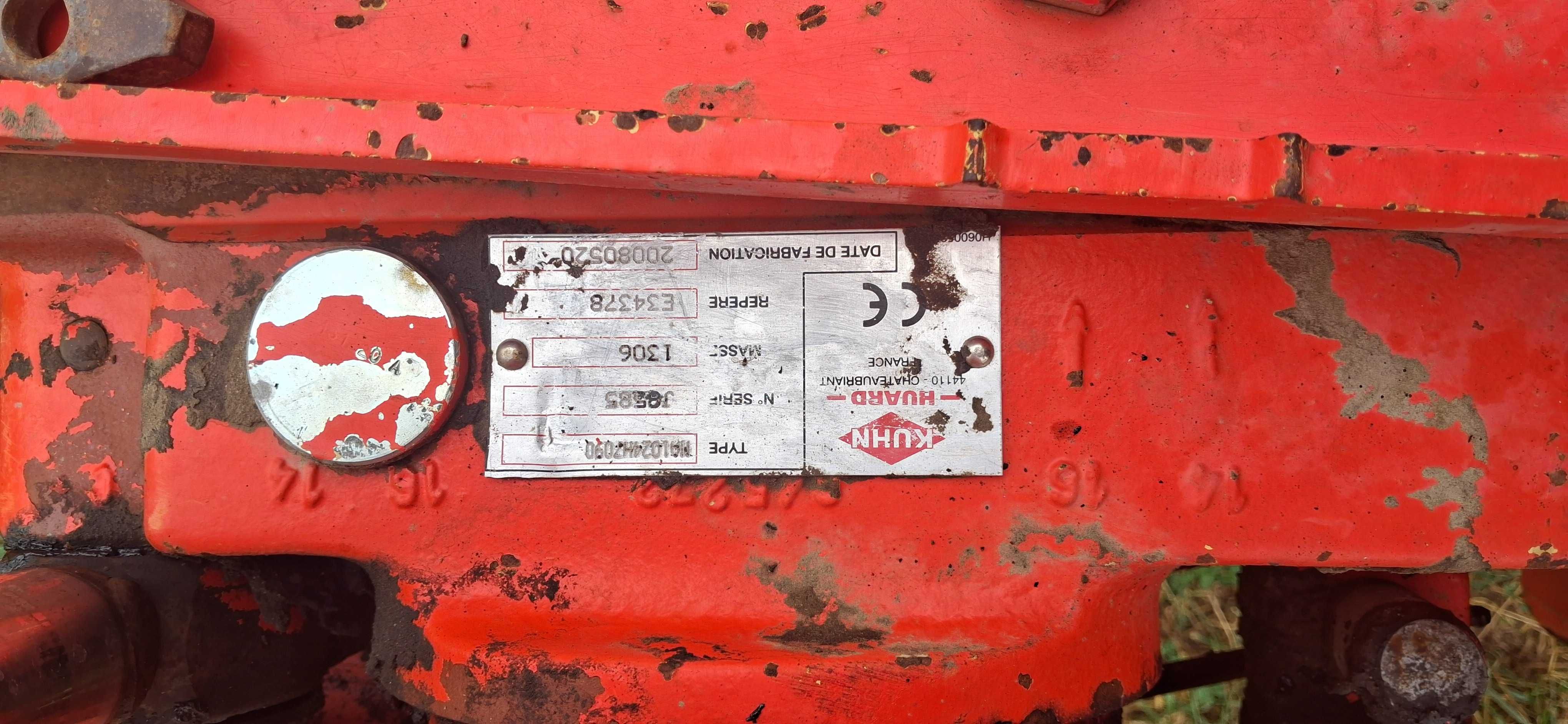 Kuhn master 102 4 skibowy 3+1 zabezpieczenia hydrauliczne