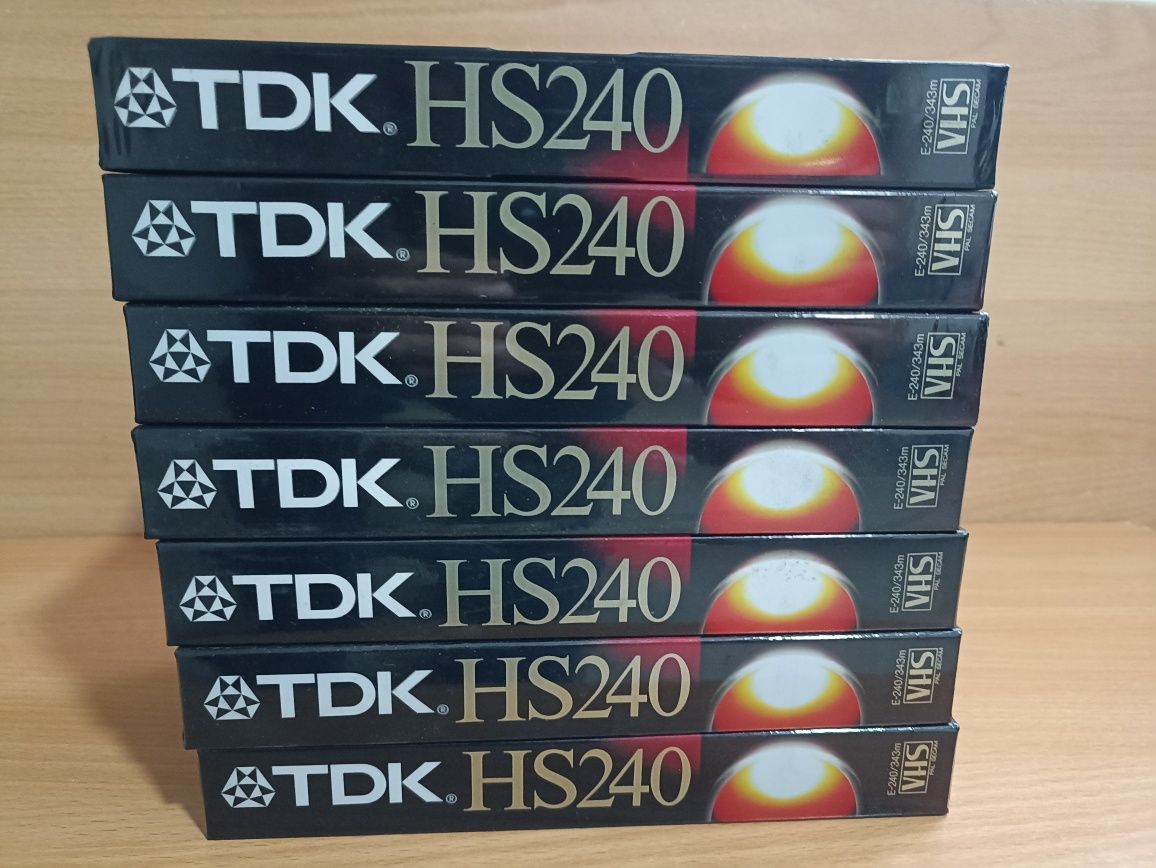 Cassetes video VHS TDK