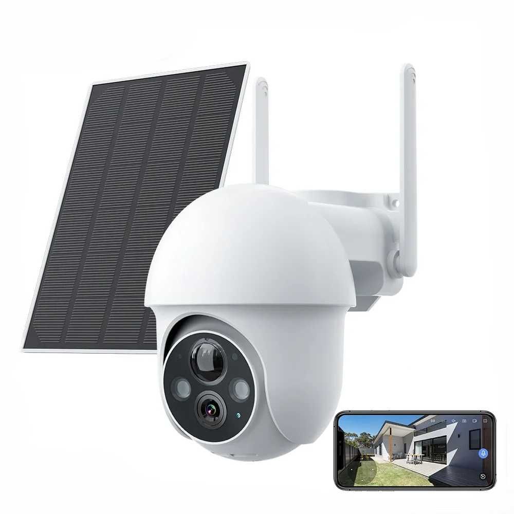 Câmara WiFi 3MP * c/ Bateria * Solar * Visão Noturna * Áudio