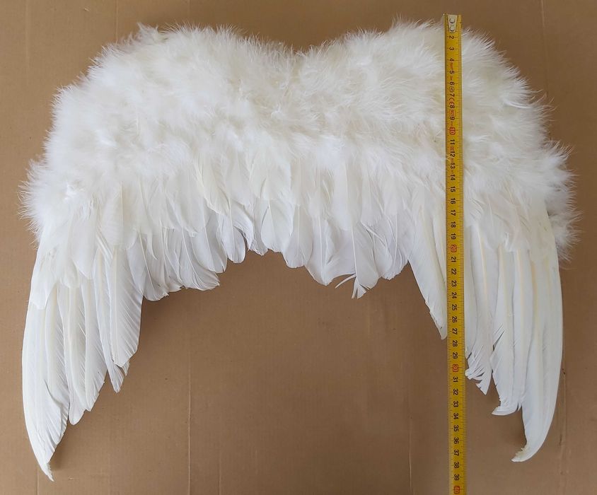 Dekoracyjne Skrzydła Anielskie Duże Dla Aniołka Prawdziwe Jasełka