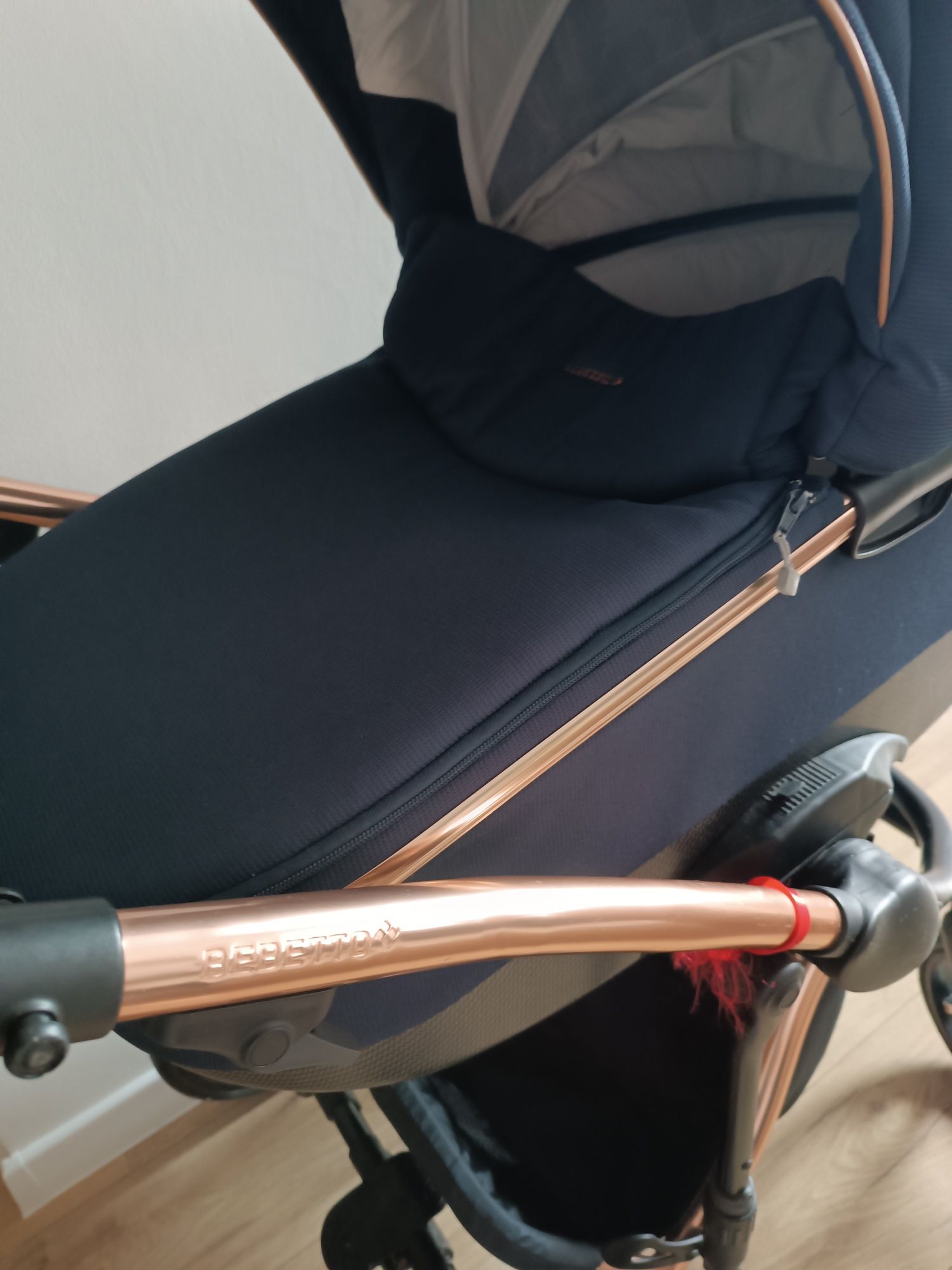 Wózek Bebetto Bresso premium 2 w 1, gondola plus spacerówka