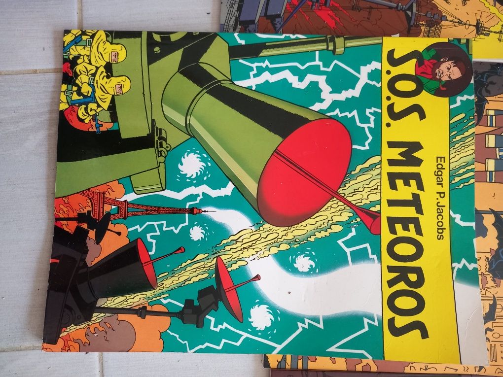 Livros das Aventuras de Blake e Mortimer em banda desenhada
