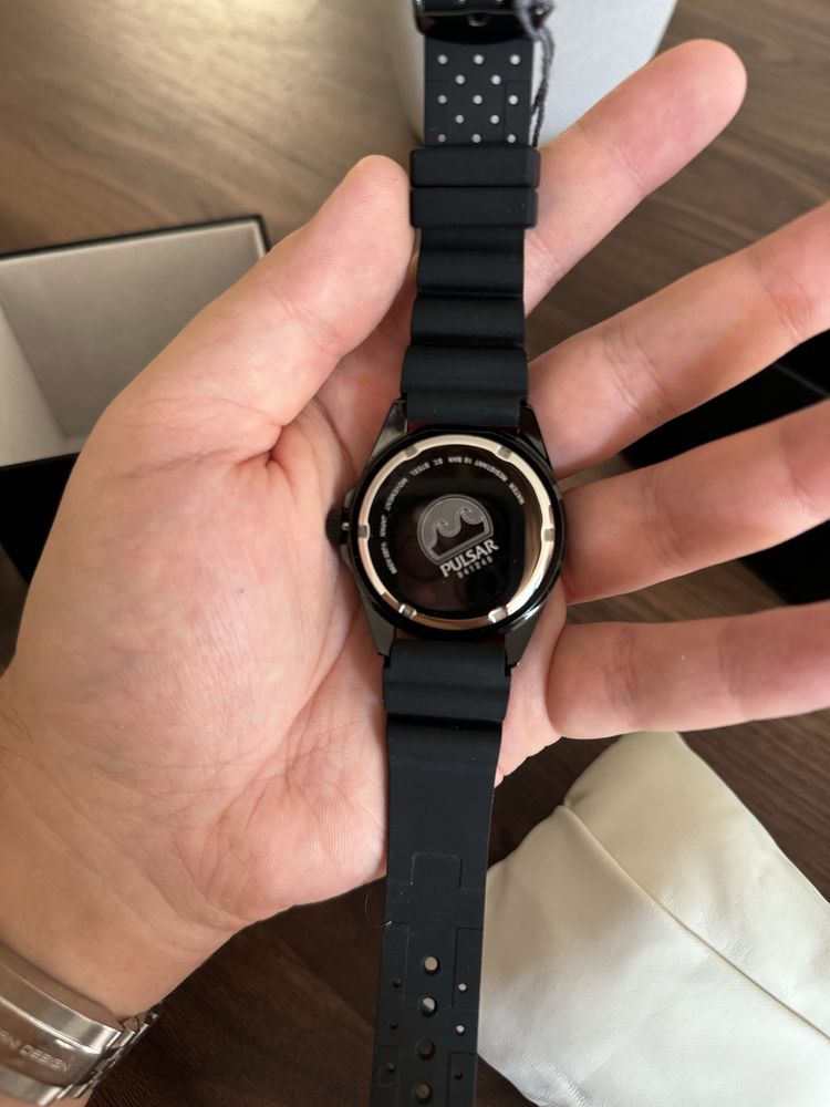 Zegarek męski Pulsar diver style WR100 all black