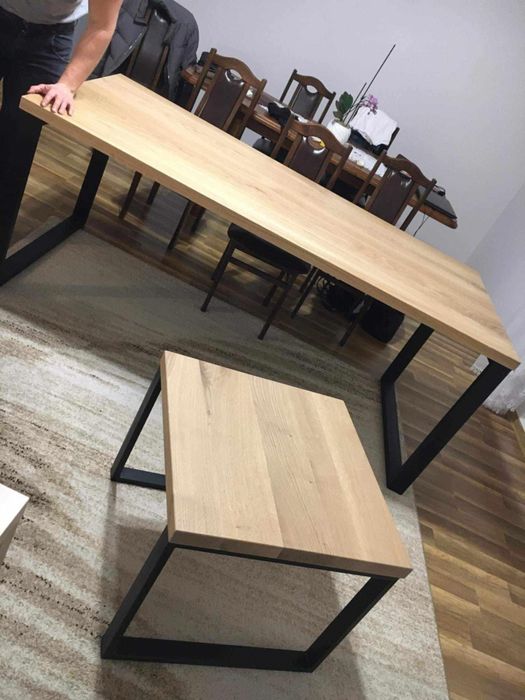 Stoły z litego drewna - reczne wykonanie, solidna jakość