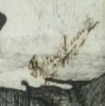 Napoleão Bonaparte Desenho Antigo Anno 1912.